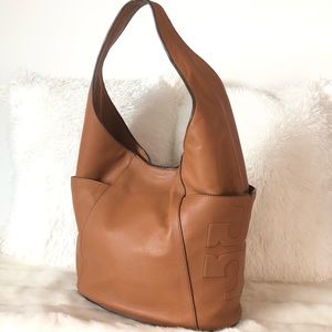 ✨Tory Burch Tan Natural Leather Hobo